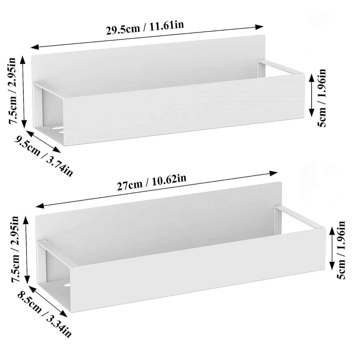 Magnetic Refrigerator Shelf No Punching Spice Rack Refrigerator Side Hanger