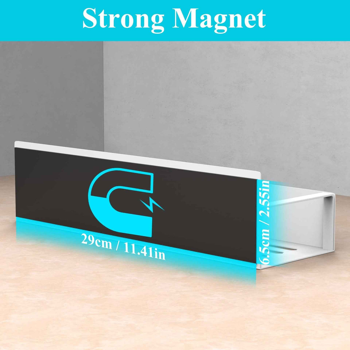 Magnetic Refrigerator Side Rack for Kitchen Spice and Storage Organization
