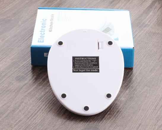 Top view of Mini Digital Kitchen Scale 5kg digital food scale.