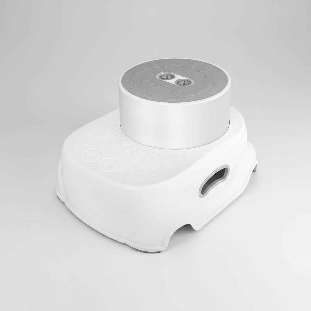 Padded 2-Step Step Stool | Non-Slip Foldable Footstool for Bathroom, Kitchen & Kids | 150 lbs Capacity