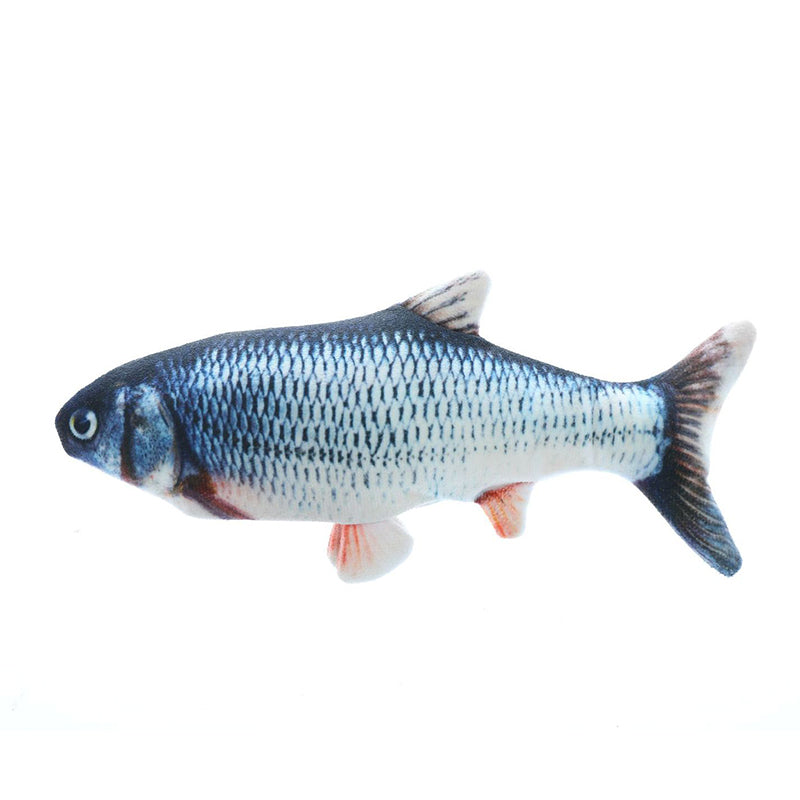 Fish-shaped toy on a white background